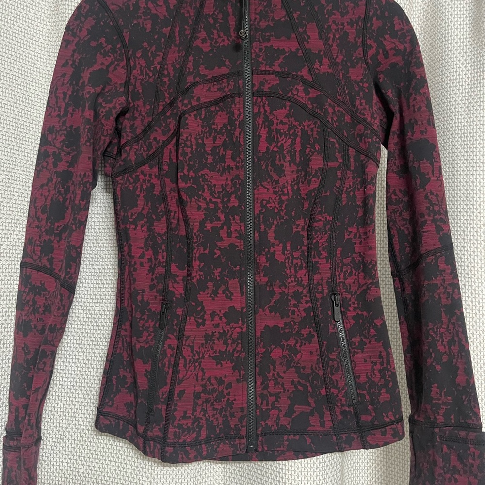 Lululemon Athletica Black and Red Jacket